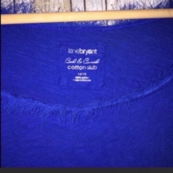 Lane Bryant Cool & Casual 3/4 Sleeve Blouse - Picture 3 of 4